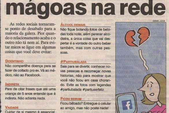 Não chore suas mágoas na rede