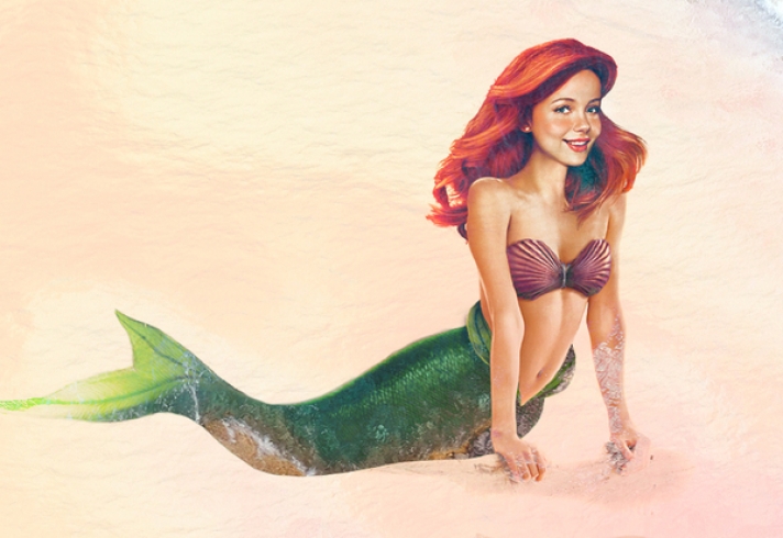 Ilustrações de personagens Disney se fossem da vida real