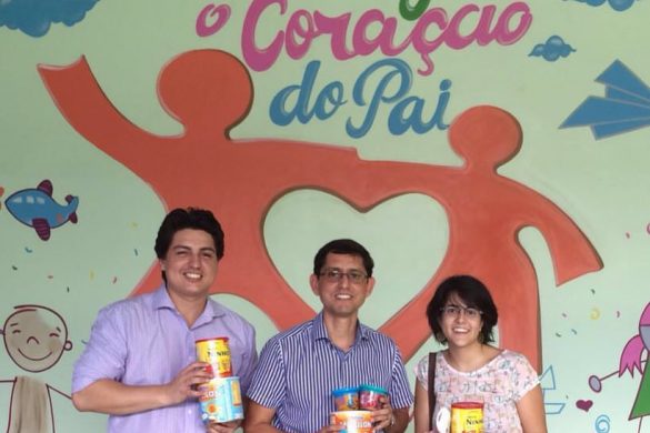 Doação voluntária no Abrigo Coração do Pai