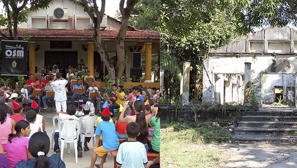 Local onde funcionava a Fundação Villa Lobos em Manaus
