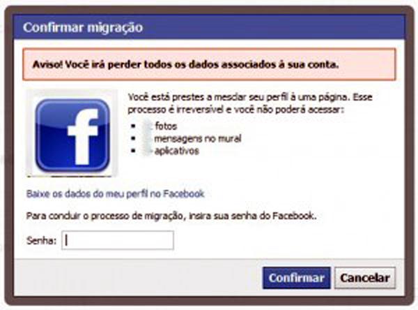 Como converter um perfil pessoal em fanpage no Facebook