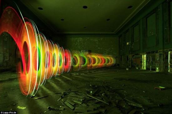 Exemplos criativos de Light painting