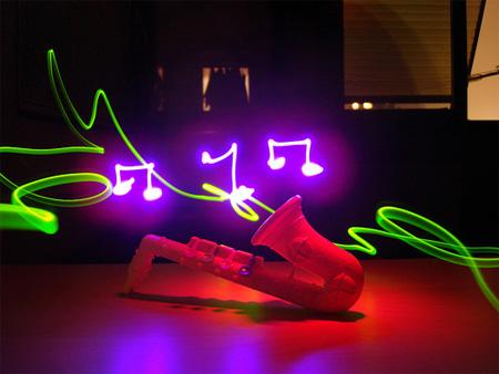 Exemplos criativos de Light painting