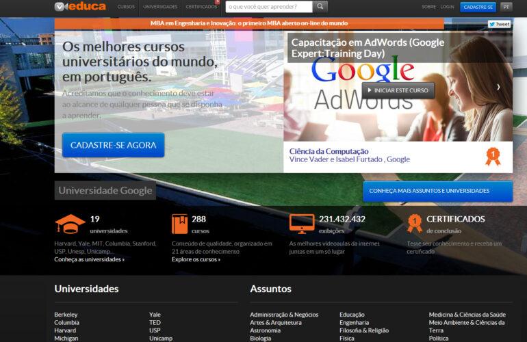 Aula das Melhores Universidades do Mundo Grátis