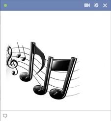 Emoticon Símbolos Musicais