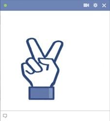 Emoticon Paz e Amor