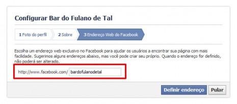 Como criar uma Fanpage no Facebook - Inserindo o site Como criar uma Fanpage no Facebook – Inserindo o site