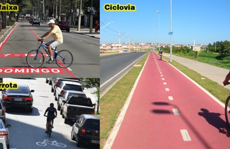 Entenda a diferença entre Ciclovia, Ciclofaixa e Ciclorrota