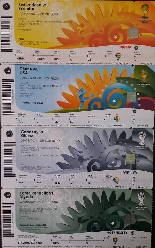 Preços dos Ingressos da Copa do Mundo Brasil 2014