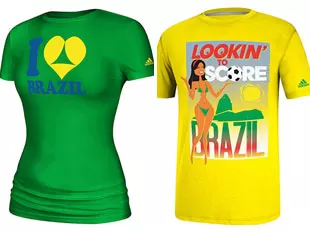 Adidas suspende vendas de blusas do Brasil com conotação sexual