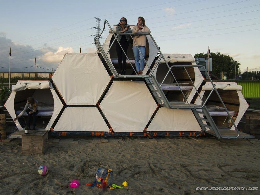 Hotel Colméia feito para Festivais de Músicas