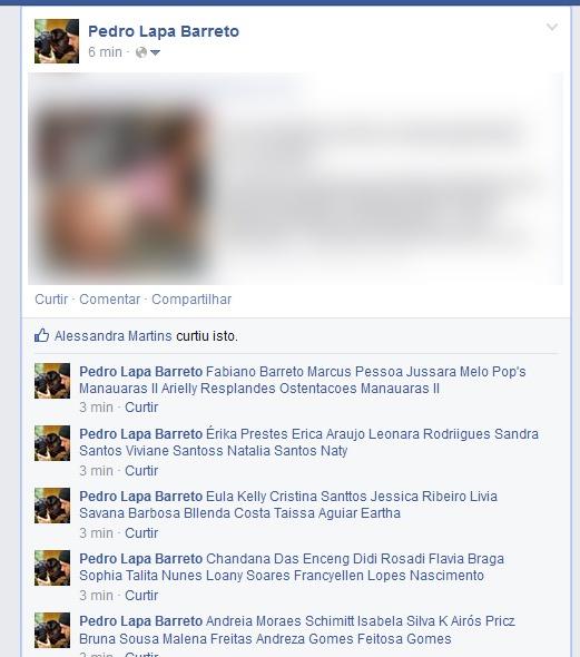 Como marcar os amigos nos comentários de uma só vez