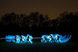 Exemplos criativos de Light painting