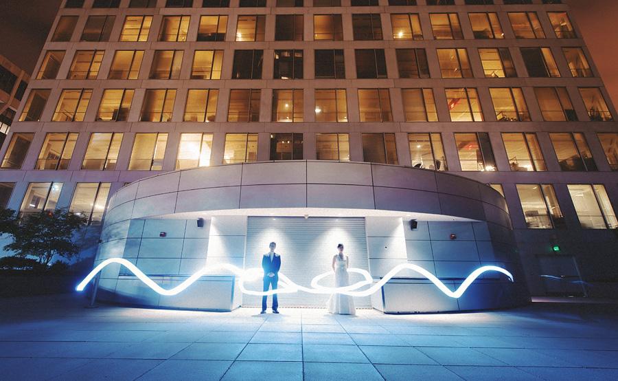 Exemplos criativos de Light painting
