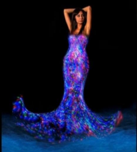 Exemplos criativos de Light painting