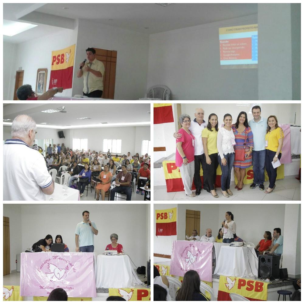 Palestra durante o Encontro de Mulheres Socialistas de Manaus