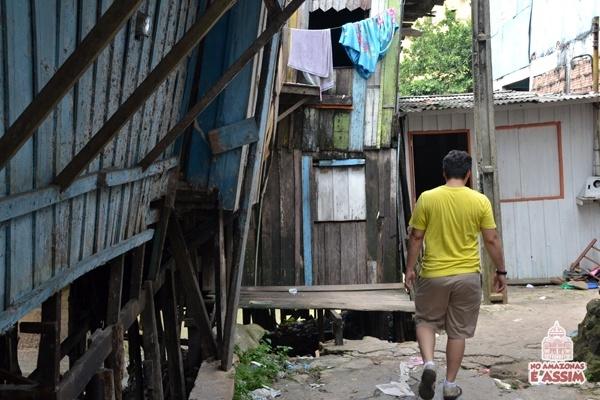 Comunidade Beco Santa Tereza, entrada para as Ruínas da Represa