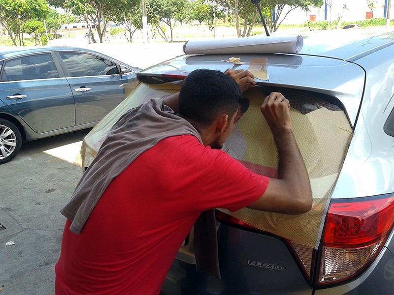 Adesivaço para iniciar a campanha Vereador Marcus Pessoa 40000