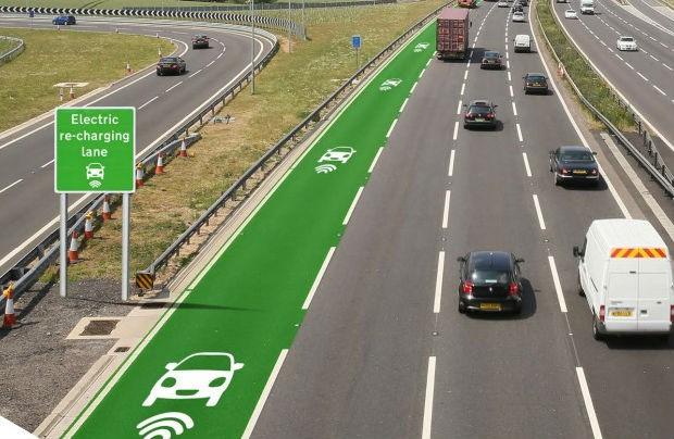 Reino Unido testa ruas que recarregam seu carro elétrico enquanto você dirige / Foto : Divulgação