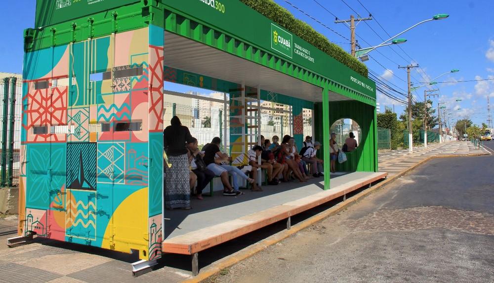Abrigos serão construídos por meio de parcerias com empresas — Foto: Prefeitura de Cuiabá/Divulgação