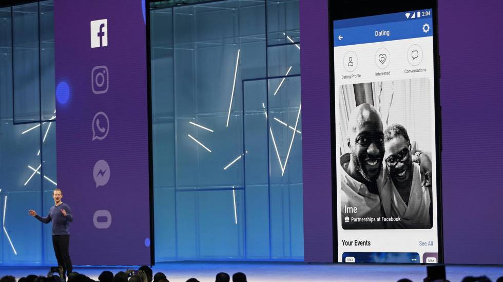 Facebook Dating sendo apresentado pelo Mark Zuckeberg / Foto : Divulgação