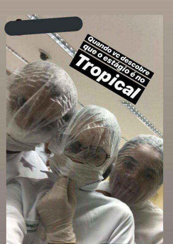 Alunos de Enfermagem desrespeitando pacientes da Fundação de Medicina Tropical
