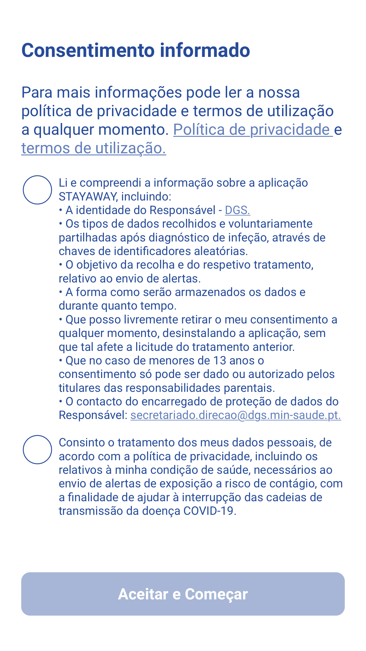 Termo de Consentimento