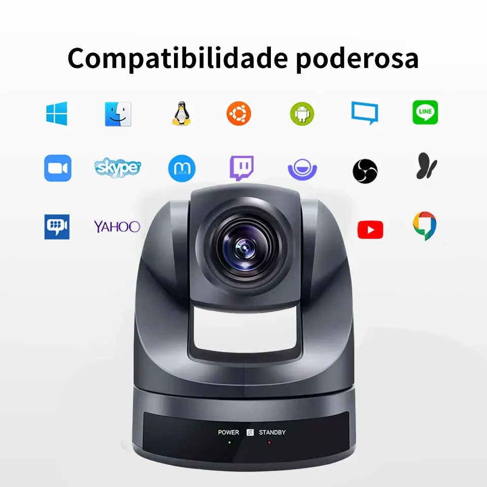 A melhor câmera robótica PTZ custo benefício para Podcasts com o melhor preço! Boa e Barata!